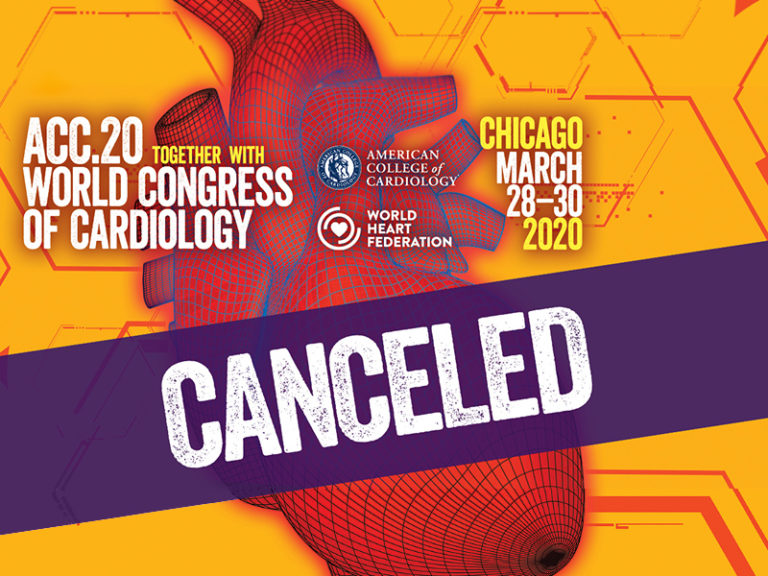 CANCELED ACC.20 World Congress of Cardiology American College Of